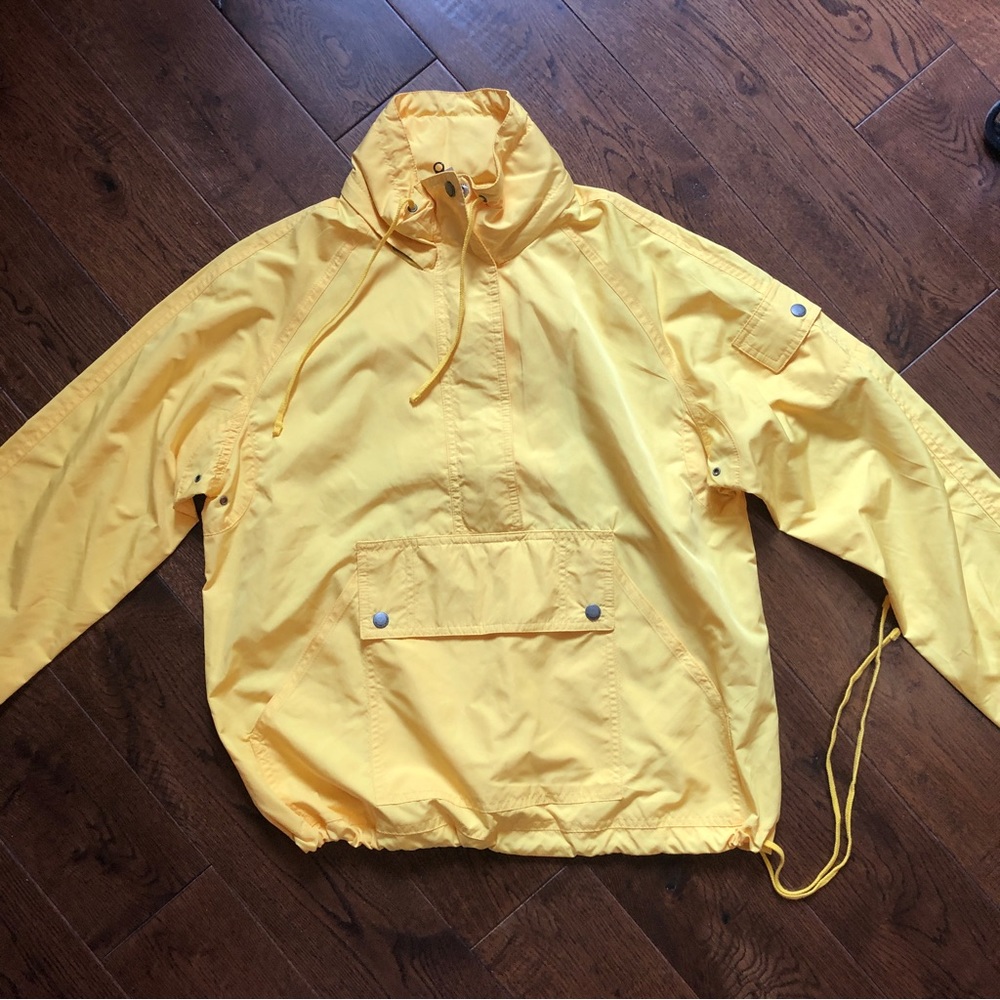Yellow old navy windbreaker